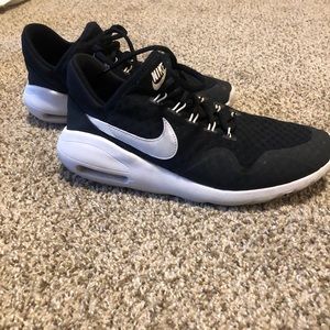 Blake and white Nike Tennis shoes